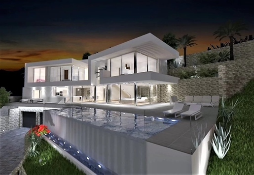Villa moderne avec vue sur la mer à vendre située sur El Portet à Moraira