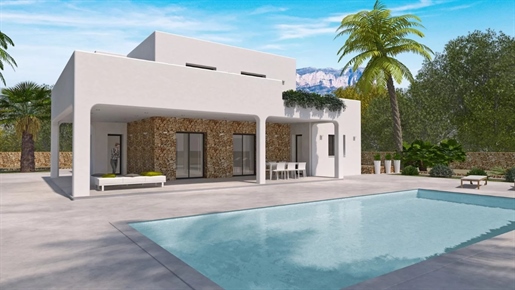 Villa met zeezicht te koop in Pedreguer op een perceel van 10.000m2