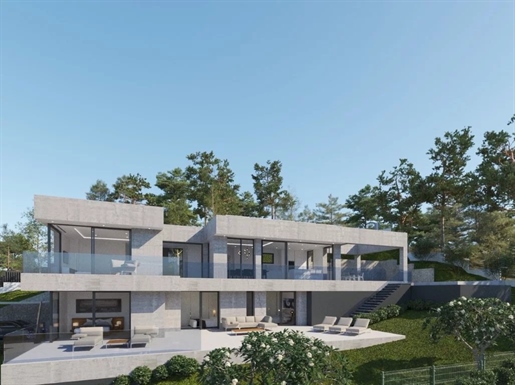 Moderne villa met zeezicht in aanbouw te koop in Jávea