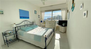 Antibes – Flot 2-værelses lejlighed på øverste etage med havudsigt