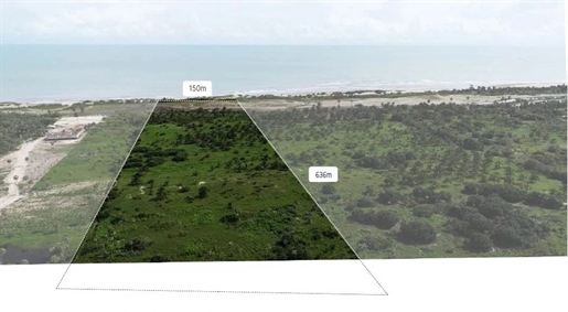 Pre001 - Último gran terreno frente al mar en la playa de Preá