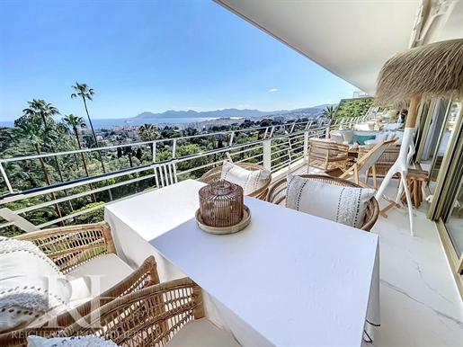 Sublime Appartement 3P Large Terrasse Vue mer panoramique /Cannes Basse Californie