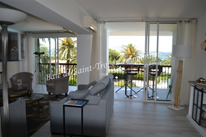 Prachtig appartement met terras met uitzicht op de zee in Saint-Tropez