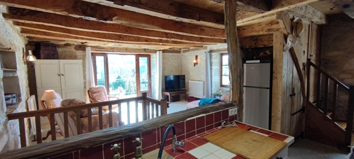 Saint-Sozy - 3 bedroom stone house ready to move into with view on foot to the river