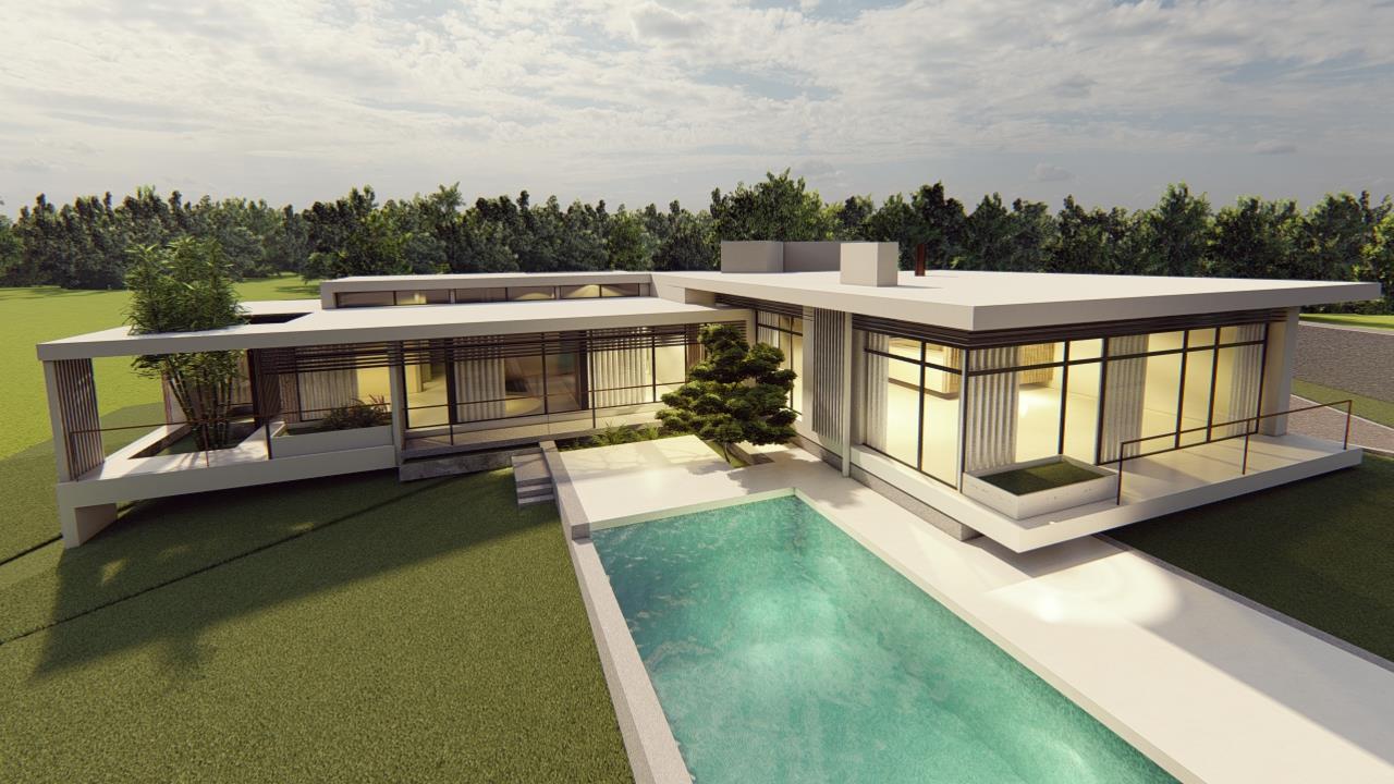  Eigentijdse villa met 4 slaapkamers en uitzicht op zee in Loulé