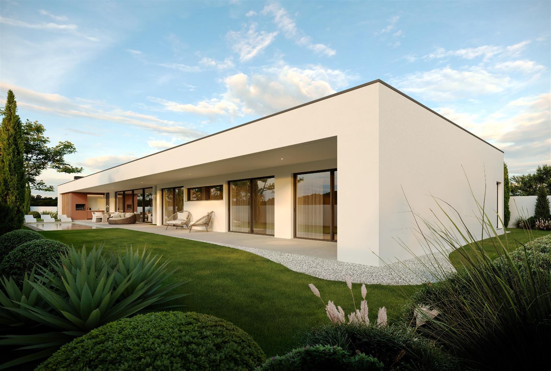 Marvellous modern villa with pool and large garden