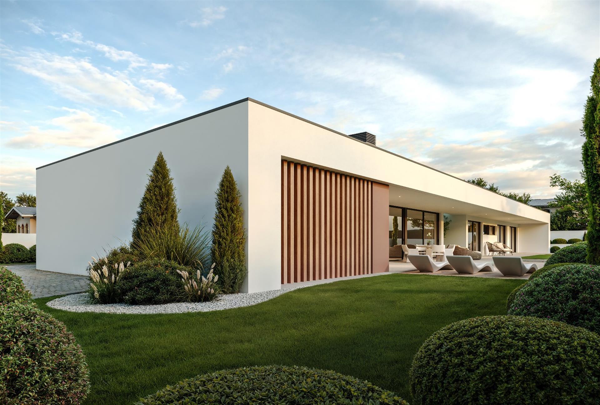 Marvellous modern villa with pool and large garden