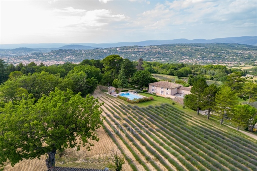 Een Provençaals landschap met adembenemende uitzichten.