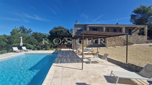 Magnificent, Perfectly Renovated Stone House With Pool And Panor