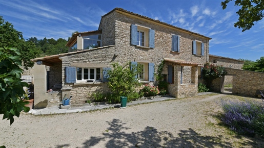 Stone farmhouse with swimming pool, view and outbuildings on approximately 1.5 hectares
