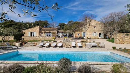 Renovated Farmhouse With Pool And View On The Luberon