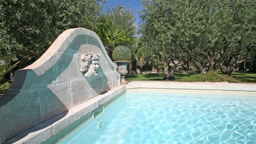 In Cavaillon, At The Foot Of St Jacques Hill House With Swimming Pool And Olive Grove
