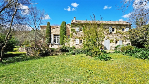 In Gordes, Beautiful House With Swimming Pool On Almost 5000Mâ²