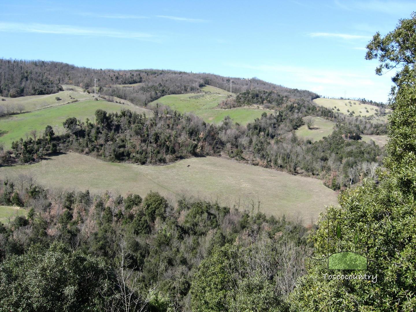 Country house for sale near Pomarance, surrounded by over 49 hectares land