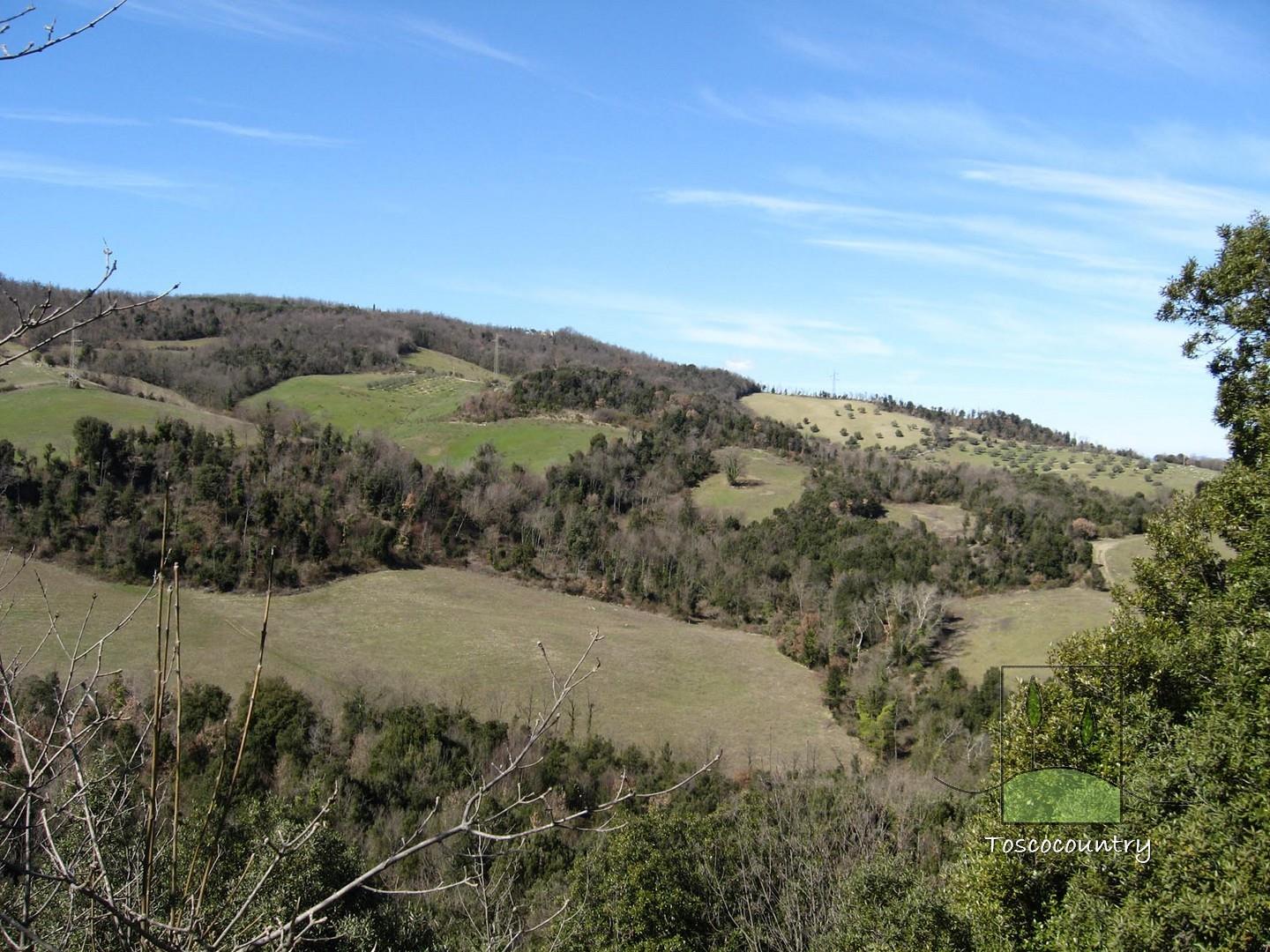 Country house for sale near Pomarance, surrounded by over 49 hectares land