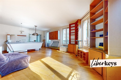 Encantador apartamento de 3 habitaciones de 58m² | Distrito de Charonne | París 20