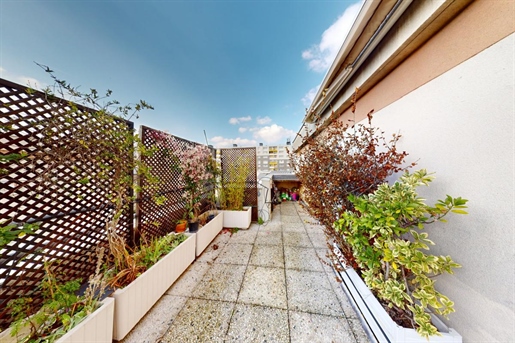 Dernier étage terrasse - 4 pièces de 75,5 m² et 36,28 m² d'espace extérieur | Asnières-sur-Seine