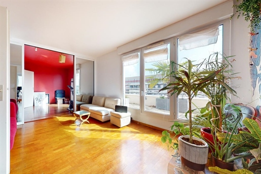 Top floor terrace - 4 rooms of 75.5 m² and 36.28 m² of outdoor space | Asnières-sur-Seine
