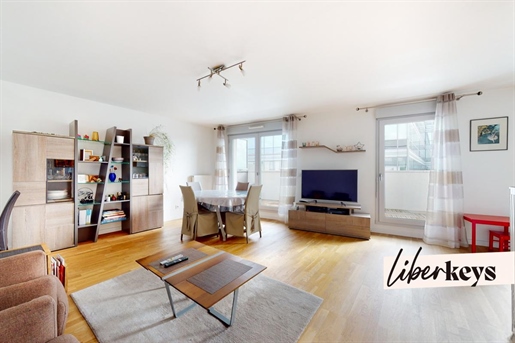 3-room apartment of 71m² in recent residence not overlooked | Henri Barbusse Street | Gennevilli