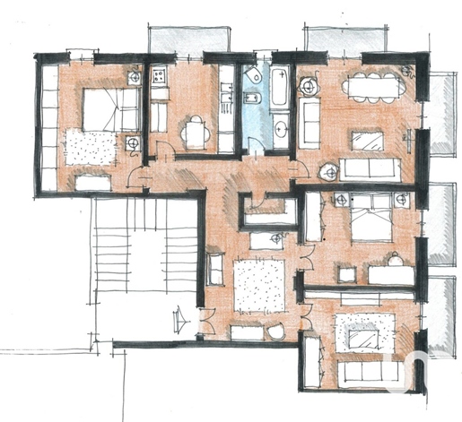 Sale Apartment 119 m² - 3 rooms - Genoa