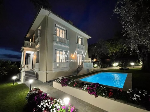 Nice/Coeur Cimiez Mansion 5 Zimmer Luxuriös Renovierter Swimmingpool Garten Dachterrasse