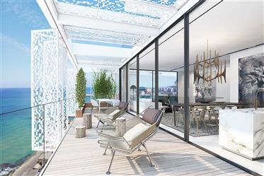 Nouveau Penthouse de luxe Designer dans projet de Tlv Port