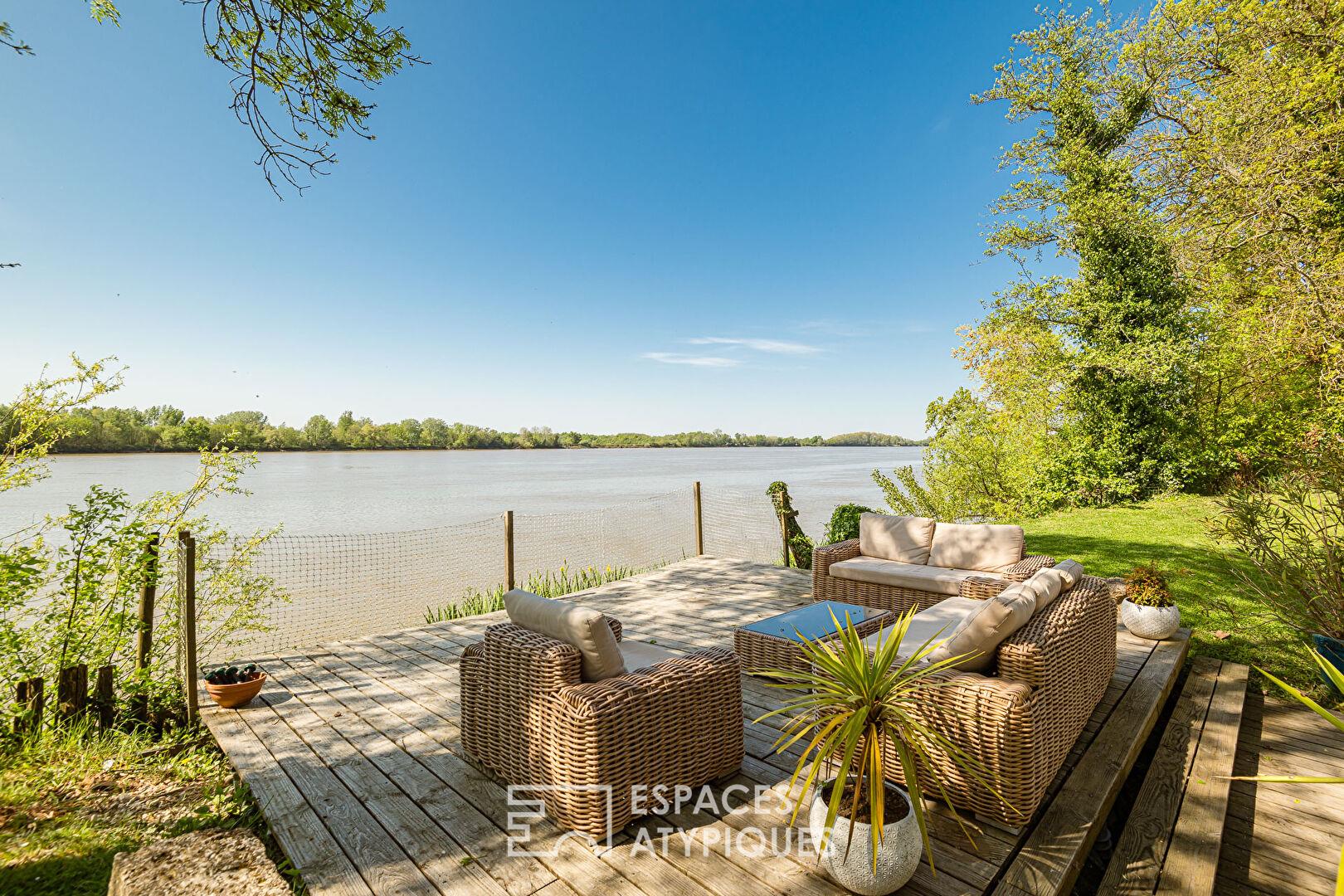 Large house with incredible charm on the riverbank