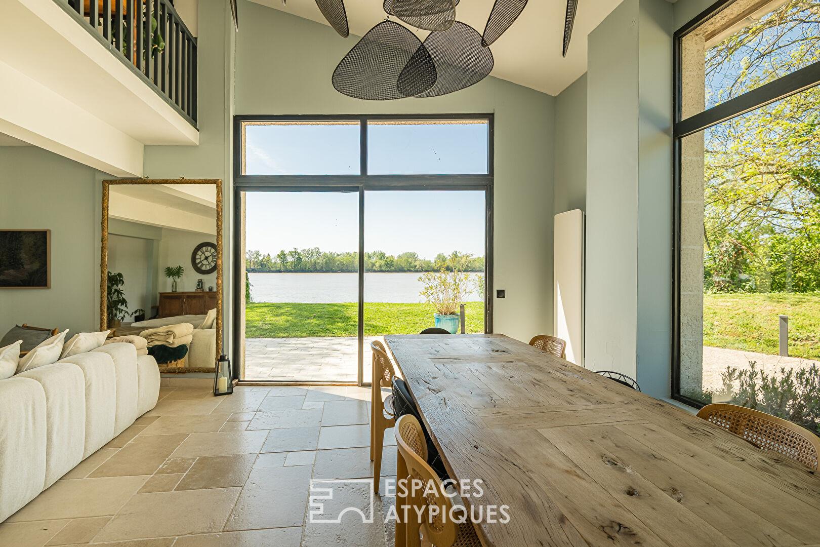 Large house with incredible charm on the riverbank