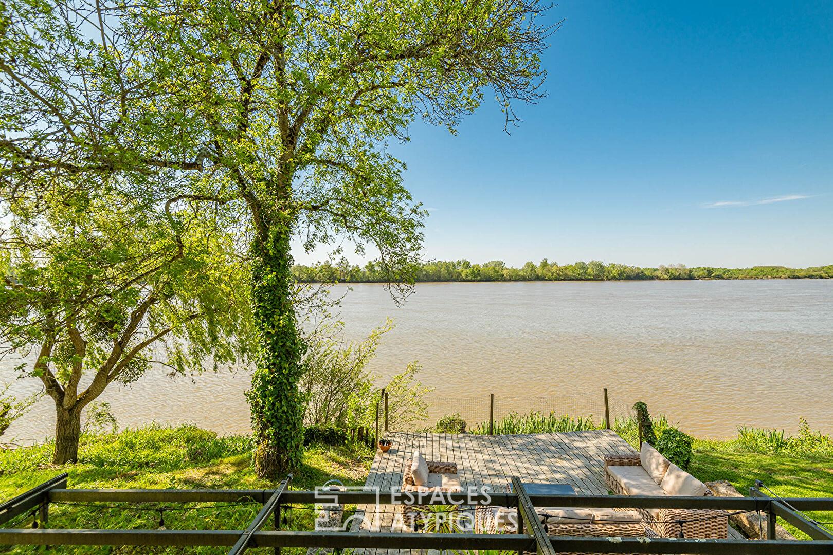 Large house with incredible charm on the riverbank