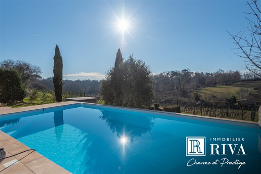 Beautiful Contemporary House - Open view - 136m2 - Heated swimming pool