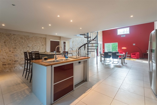 Fargues Saint Hilaire - Stone House - 250 M2 Living Room