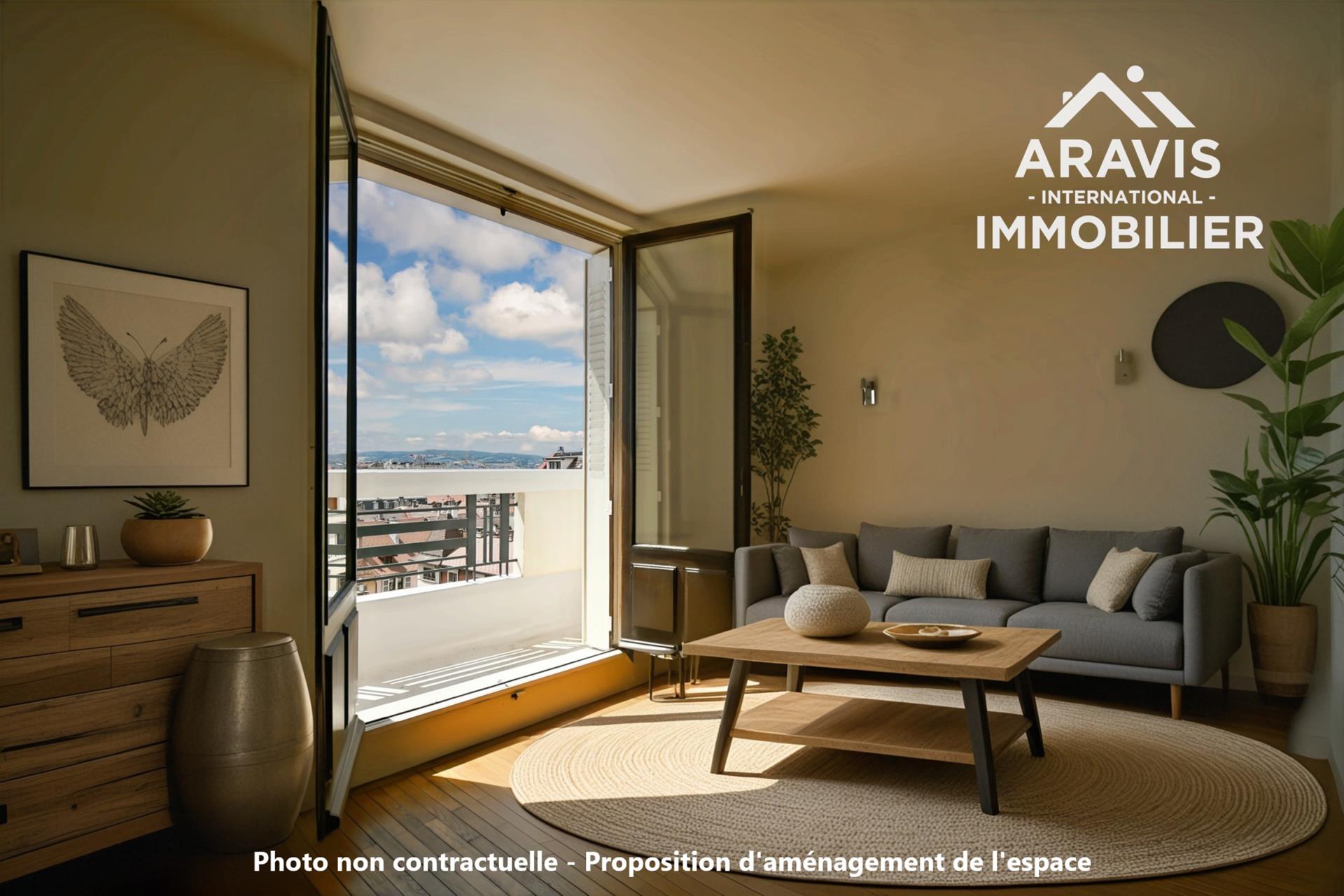 Appartement T2 idéalement situé avec magnifique vue.