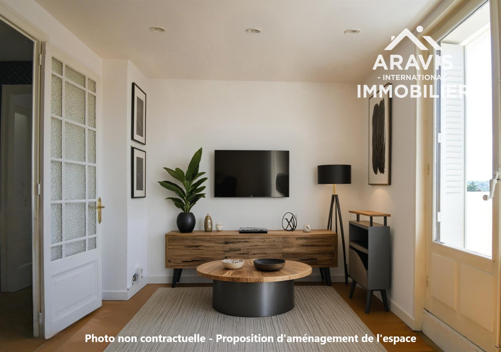 Appartement T2 idéalement situé avec magnifique vue.