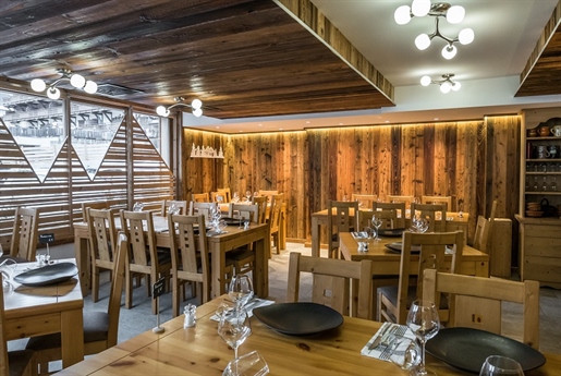 Zeer vriendelijk restaurant in het hart van een skigebied in de Mont Blanc-regio