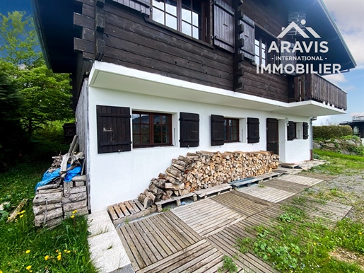 Individual chalet 115m2 with magnificent view of the valley