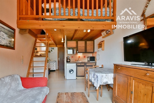 Studio + mezzanine in Grand-Bornand Village