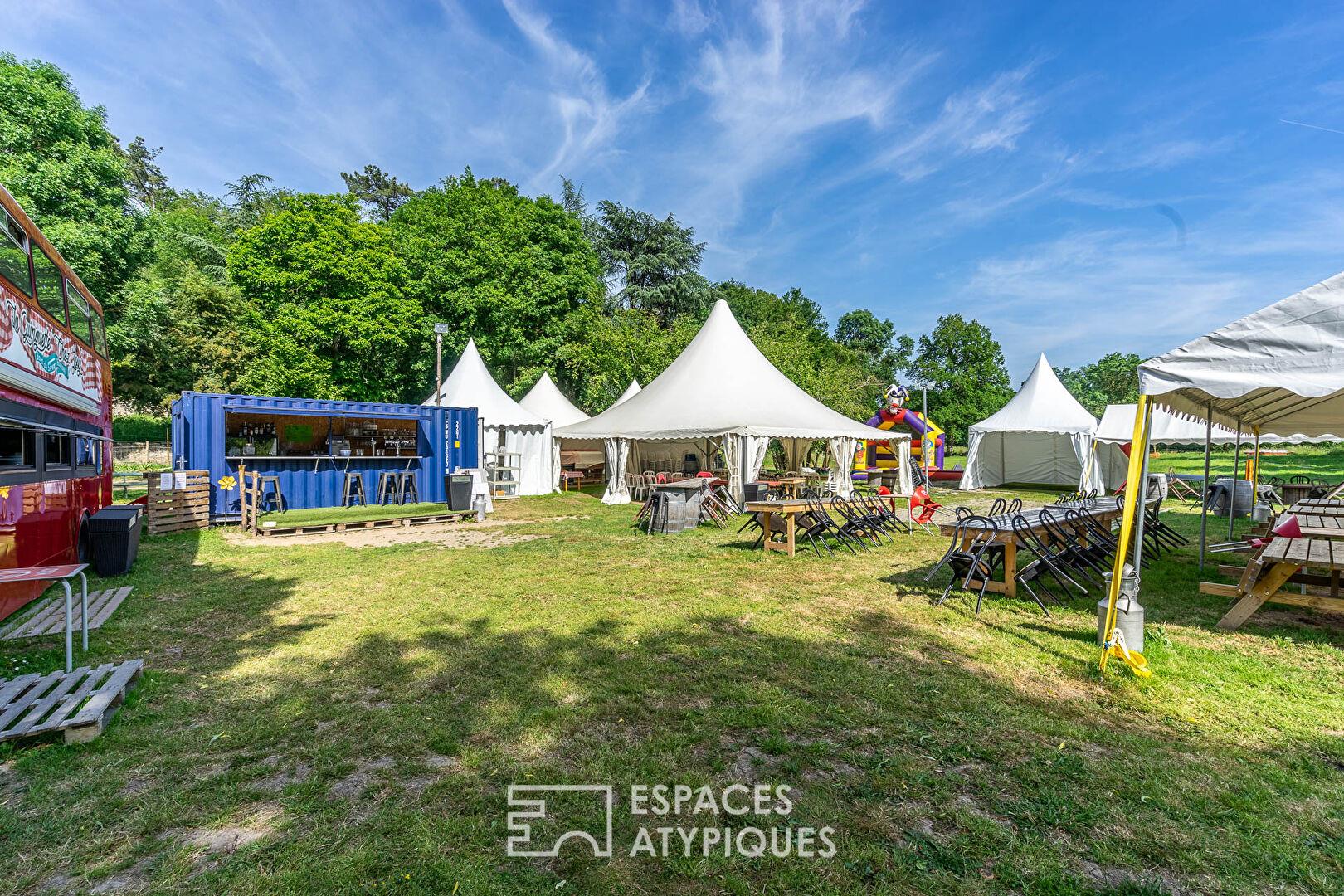 Guinguette business on the banks of the Sèvre