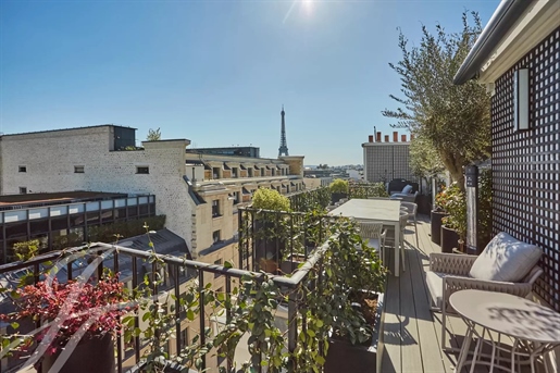 François 1er - Uitzonderlijk appartement met terras en panoramisch uitzicht