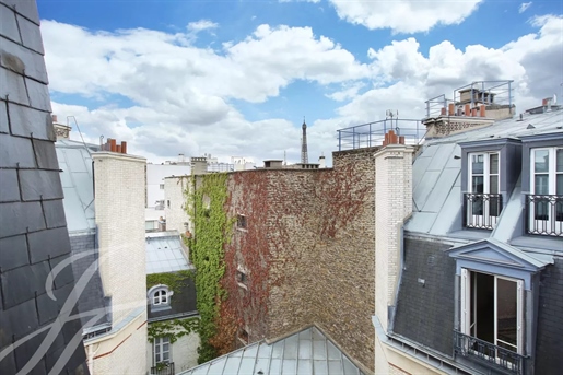 Victor Hugo - Dernier Etage, Deux Pièces avec vues Tour Eiffel