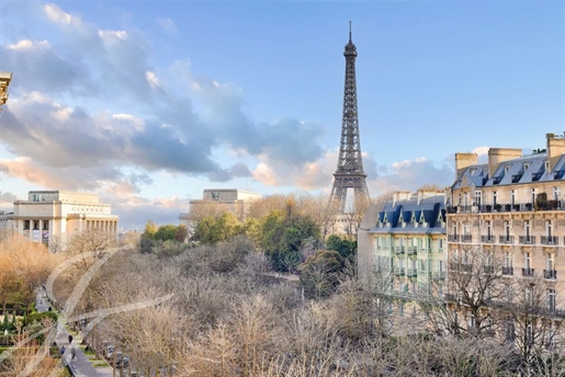 Uitzonderlijk appartement met uitzicht op de Eiffeltoren