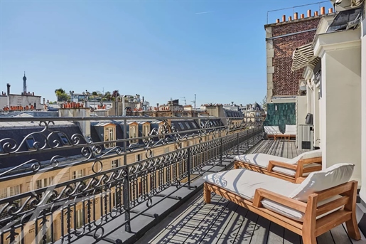 Sublime penthouse terrasse à Victor Hugo