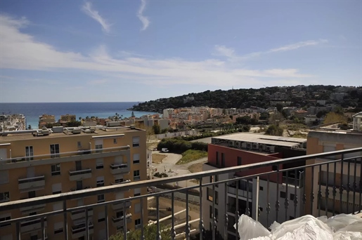 Roquebrune Cap Martin 4 rooms 154 m2, Top floor, Sea view terrace - Garage