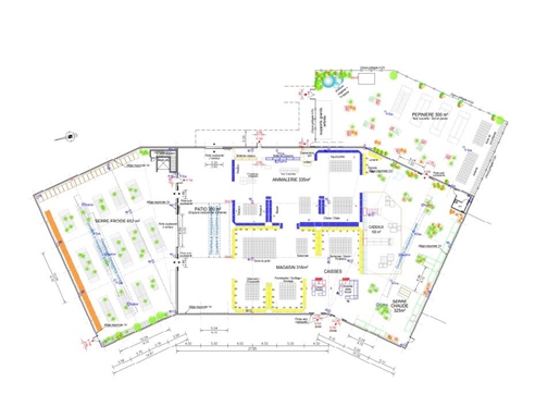 Local commercial 2800 m2 et immeuble de bureaux de 1200 m? sur une parcelle d'environ 15000 m?