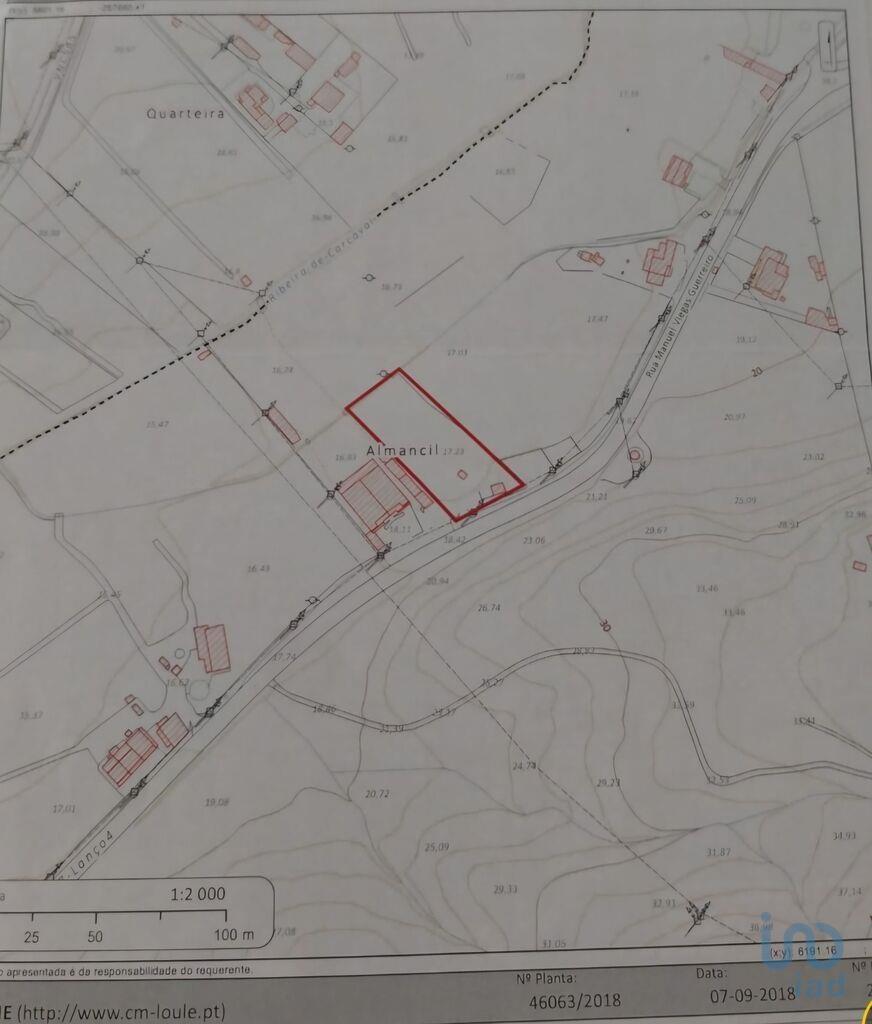Terreno em Almancil de 3825,00 m²