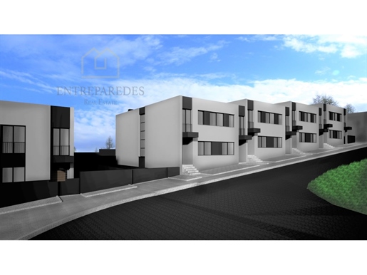 Land with allotment project approved for 28 townhouses, São Félix da Marinha, Vng