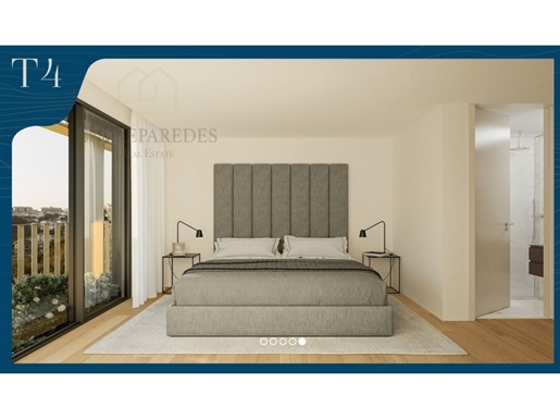 Excelente apartamento de 4 dormitorios con terraza 84m2 para comprar junto a Marina da Afurada - Vng