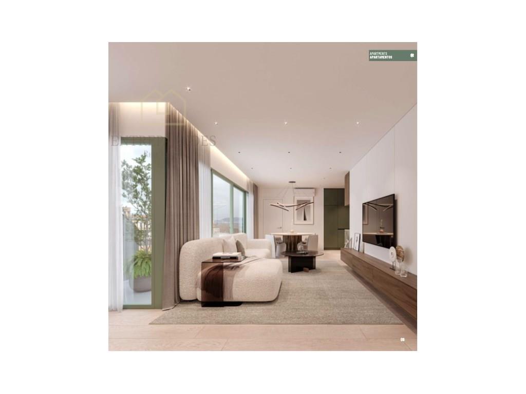 1 bedroom flat under construction for sale in the heart of Porto.