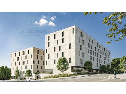 Apartamento de 3 dormitorios con balcón y garaje en urbanización cerrada - Le Parc - Canidelo- Porto