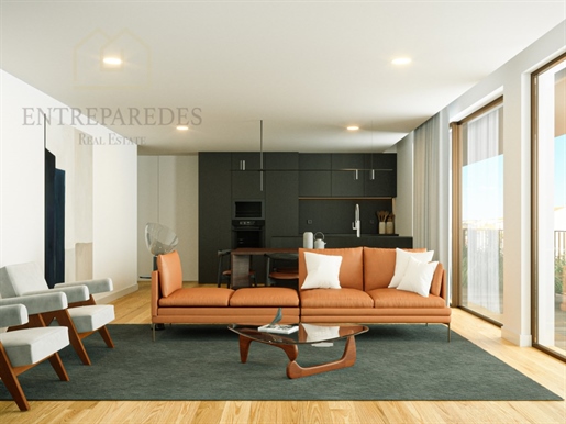 Comprar apartamento de 2 dormitorios con terraza en Espinho - Portugal