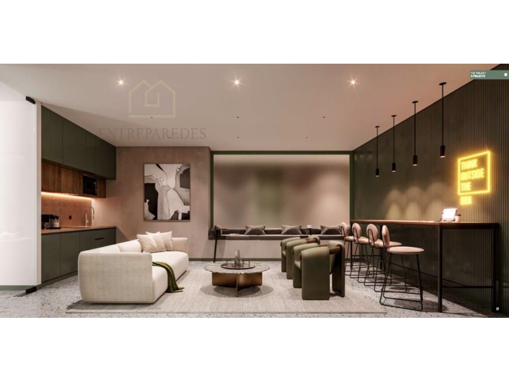 1 bedroom flat under construction for sale in the heart of Porto.